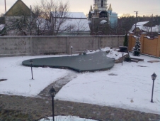 Зимнее накрытие на бассейн