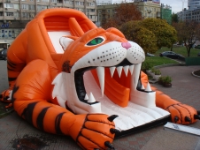 Надувные горки Тигр